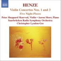 Henze - Violin Concertos Nos. 1 And 3 in the group Externt_Lager /  at Bengans Skivbutik AB (2010261)
