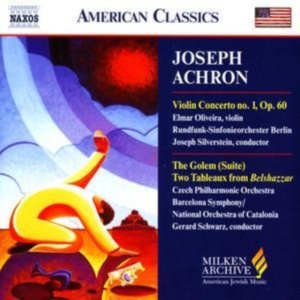 Achron Joseph - Violin Conserto No 1 in the group Externt_Lager /  at Bengans Skivbutik AB (2010310)