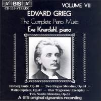 Grieg Edvard - Complete Piano Music Vol 7 in the group Externt_Lager /  at Bengans Skivbutik AB (2010689)