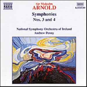 Arnold Malcolm - Symphony 3 & 4 in the group Externt_Lager /  at Bengans Skivbutik AB (2010892)