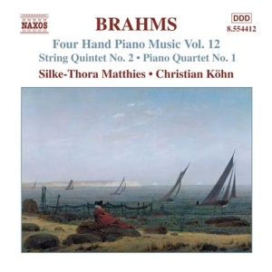 Brahms Johannes - Four Hand Piano Music 12 in the group Externt_Lager /  at Bengans Skivbutik AB (2010907)