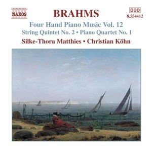 Brahms Johannes - Four Hand Piano Music 12 in the group Externt_Lager /  at Bengans Skivbutik AB (2010907)