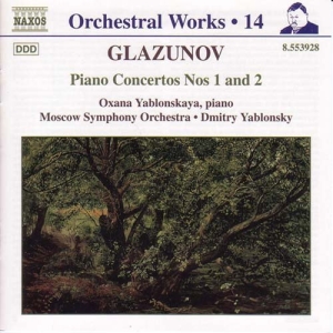 Glazunov Alexander - Piano Concertos 1 & 2 in the group Externt_Lager /  at Bengans Skivbutik AB (2011760)