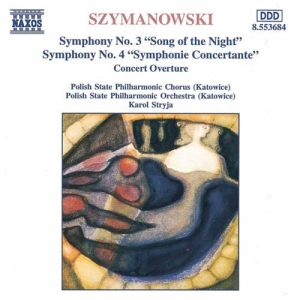 Szymanowski Karol - Symphonies 3 & 4 in the group Externt_Lager /  at Bengans Skivbutik AB (2011865)
