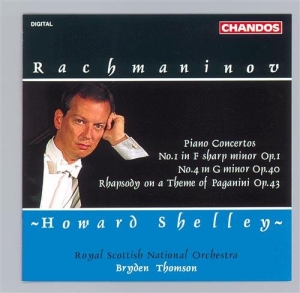 Rachmaninov - Piano Concertos 1 & 4 in the group Externt_Lager /  at Bengans Skivbutik AB (2013223)