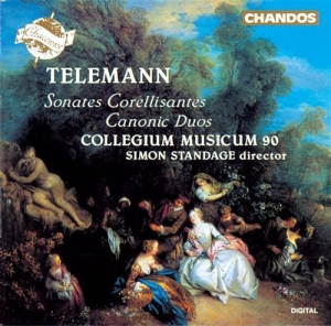 Telemann - Sonates Corellisantes in the group Externt_Lager /  at Bengans Skivbutik AB (2013848)