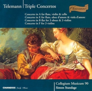 Telemann - Triple Concerti in the group Externt_Lager /  at Bengans Skivbutik AB (2013994)
