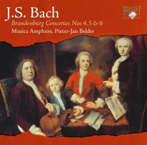 Bach J S - Brandenburg Concertos Nos. 4, 5 & 6 in the group Externt_Lager /  at Bengans Skivbutik AB (2015784)