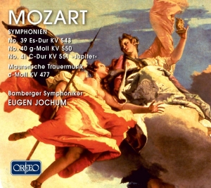 Mozart W A - Symphonies Nos. 39-41 in the group CD / Klassiskt at Bengans Skivbutik AB (2017285)