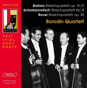 Brahms / Ravel / Shostakovich - String Quartets in the group Externt_Lager /  at Bengans Skivbutik AB (2017436)