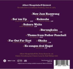 Albert Mangelsdorff Quintett - Legends Live in the group OTHER / Övrigt /  at Bengans Skivbutik AB (2017452)