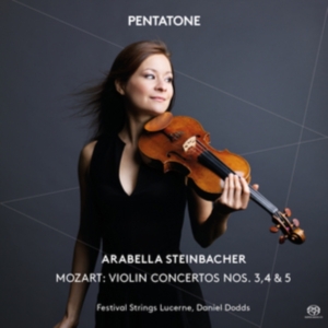 Mozart - Violin Concertos 3-5 in the group MUSIK / SACD / Klassiskt at Bengans Skivbutik AB (2036785)