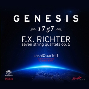 Richter - Genesis 1757 - Seven String Quartet in the group MUSIK / SACD / Klassiskt at Bengans Skivbutik AB (2036825)