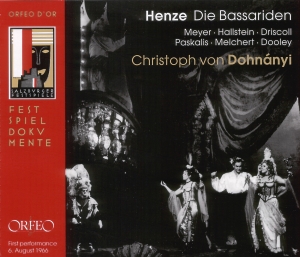 Henze H W - Bassariden (Die) in the group Externt_Lager /  at Bengans Skivbutik AB (2042692)