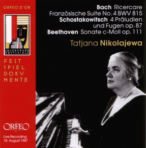 Bach / Beethoven / Shostakovich - Piano Works in the group CD / Klassiskt at Bengans Skivbutik AB (2042699)