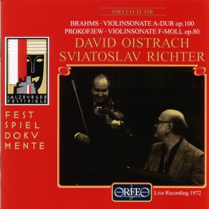 Brahms Johannes / Prokofiev Serge - Violin Sonata No. 2 / Violin Sonata in the group Externt_Lager /  at Bengans Skivbutik AB (2043769)
