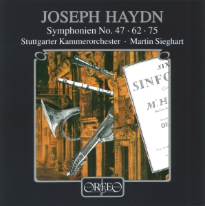 Haydn Joseph - Symphonies Nos. 47,62 & 75 in the group Externt_Lager / at Bengans Skivbutik AB (2045580)