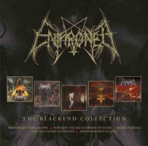 Enthroned - Blackend Years (4Cd) in the group CD / Hårdrock at Bengans Skivbutik AB (2056656)