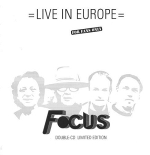 Focus - Live In Europe - Ltd.Ed. in the group CD / Pop-Rock at Bengans Skivbutik AB (2060997)