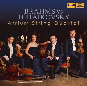 Atrium String Quartet - Brahms Vs. Tchaikovsky in the group CD / Klassiskt at Bengans Skivbutik AB (2109783)