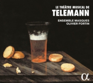 Ensemble Masques Olivier Fortin - Le Théâtre Musical De Telemann in the group Externt_Lager /  at Bengans Skivbutik AB (2246048)