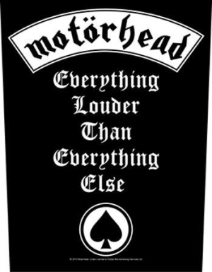 Motorhead - Back Patch Everything Louder in the group Minishops / Motörhead at Bengans Skivbutik AB (2284685)