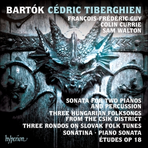 Cedric Tiberghien - Sonata For Two Pianos And Percussio in the group Externt_Lager /  at Bengans Skivbutik AB (2301404)