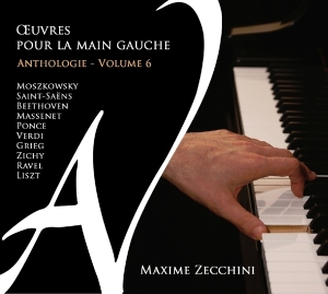 Zecchini Maxime - Left-Hand Piano Works 6 in the group CD / Klassiskt,Övrigt at Bengans Skivbutik AB (2370328)