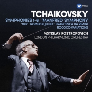 Mstislav Rostropovich - Tchaikovsky: Symphonies 1-6, M in the group CD / Klassiskt at Bengans Skivbutik AB (2399458)