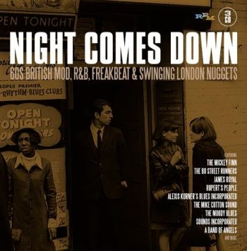 Various Artists - Night Comes Down: 60 British Mod R& in the group CD / Bestsellers at Bengans Skivbutik AB (2422594)
