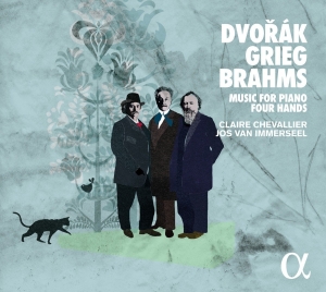 Brahms Johannes Dvorák Antonin - Music For Piano Four Hands in the group Externt_Lager /  at Bengans Skivbutik AB (2482666)