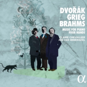 Brahms Johannes Dvorák Antonin - Music For Piano Four Hands in the group Externt_Lager /  at Bengans Skivbutik AB (2482666)
