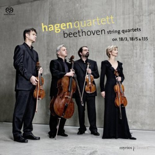 Beethoven Ludwig Van - String Quartets Nos. 3, 5 & 16 in the group CD / Klassiskt at Bengans Skivbutik AB (2492409)