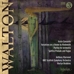 Walton William - Violin Concerto, Partita & Hindemit in the group Externt_Lager /  at Bengans Skivbutik AB (2499288)