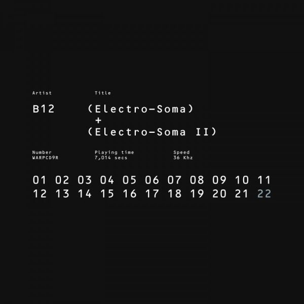 B12 - Electro-Soma I + Ii Anthology in the group CD / Bestsellers at Bengans Skivbutik AB (2525782)