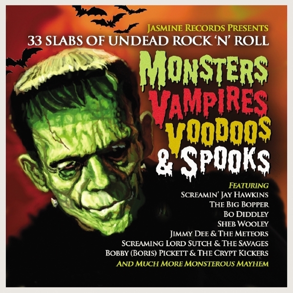 Various - Monsters, Vampires, Voodoos & Spooks in the group CD / Bestsellers at Bengans Skivbutik AB (2540192)