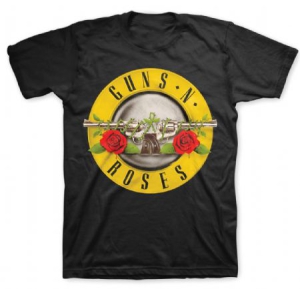 Guns N Roses -  Guns N Roses Classic Logo Black T Shirt (L) in the group MERCHANDISE / T-shirt / Hårdrock at Bengans Skivbutik AB (2626279)