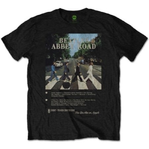 The Beatles - Abbey Road 8 Track Uni Bl    in the group MERCH / T-Shirt /  at Bengans Skivbutik AB (2629752r)