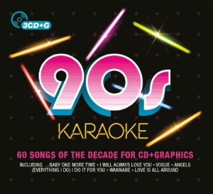 Blandade Artister - 90S Karaoke in the group CD / Pop at Bengans Skivbutik AB (2674330)