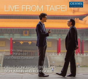 Elgar Edward Korngold Erich Wolf - Live From Taipei: Cello Concertos in the group Externt_Lager /  at Bengans Skivbutik AB (2865309)