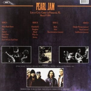 Pearl Jam - Live Civic Center Pensacola 1994 in the group Labels /  at Bengans Skivbutik AB (2979319)