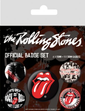 Rolling Stones - Rolling Stones (Classic) Badge Pack Pin in the group CDON - Exporterade Artiklar_Manuellt / Merch_CDON_exporterade at Bengans Skivbutik AB (2988052)
