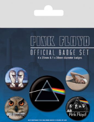 Pink Floyd - Pink Floyd Badge Pack Pin in the group OTHER / MK Export CDON Merch at Bengans Skivbutik AB (2988080)