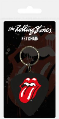 Rolling Stones - Rolling Stones Rubber Keychain (Plectrum in the group CDON - Exporterade Artiklar_Manuellt / Merch_CDON_exporterade at Bengans Skivbutik AB (2996555)