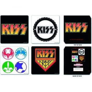 Kiss - 4 Piece Set In Presentation Box Coaster in the group MERCHANDISE / Merch / Hårdrock at Bengans Skivbutik AB (301530)