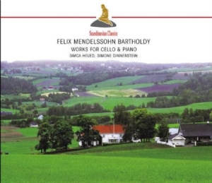 Heled Simca - Simone Dinnerstein - Mendelssohn: Works For Cello in the group CD / Pop-Rock at Bengans Skivbutik AB (3042248)