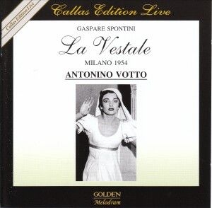 Callas/ Corelli/ Sordello/ Votto - Spontini: La Vestale in the group CD / Pop at Bengans Skivbutik AB (3042645)