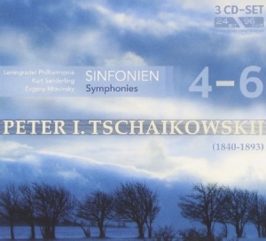 Leningrader Philharmonie/Mravinskye - Tschaikowsky: Sinfonien 4-6 in the group CD / Pop at Bengans Skivbutik AB (3042660)