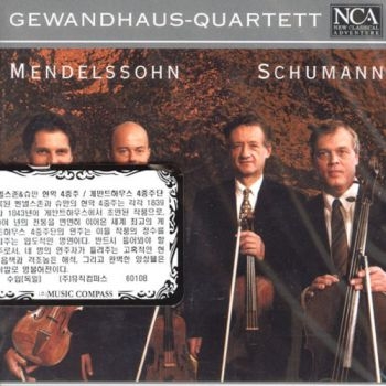 Gewandhaus-Quartett - Mendelssohn,Schumann: Streich- in the group CD / Pop at Bengans Skivbutik AB (3043415)