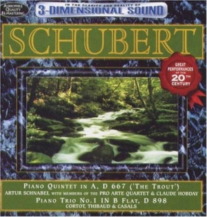 Schubert - Trout Quintet&Piano in the group CD / Pop at Bengans Skivbutik AB (3043665)